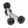 PAR MANCUERNAS HEXAGONALES AHULADAS DE 5 LBS