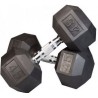 PAR MANCUERNAS HEXAGONALES AHULADAS DE 45 LBS