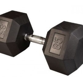 PAR MANCUERNAS HEXAGONALES AHULADAS DE 85 LBS