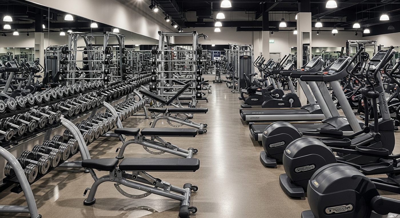 Equipo profesional para gimnasio
